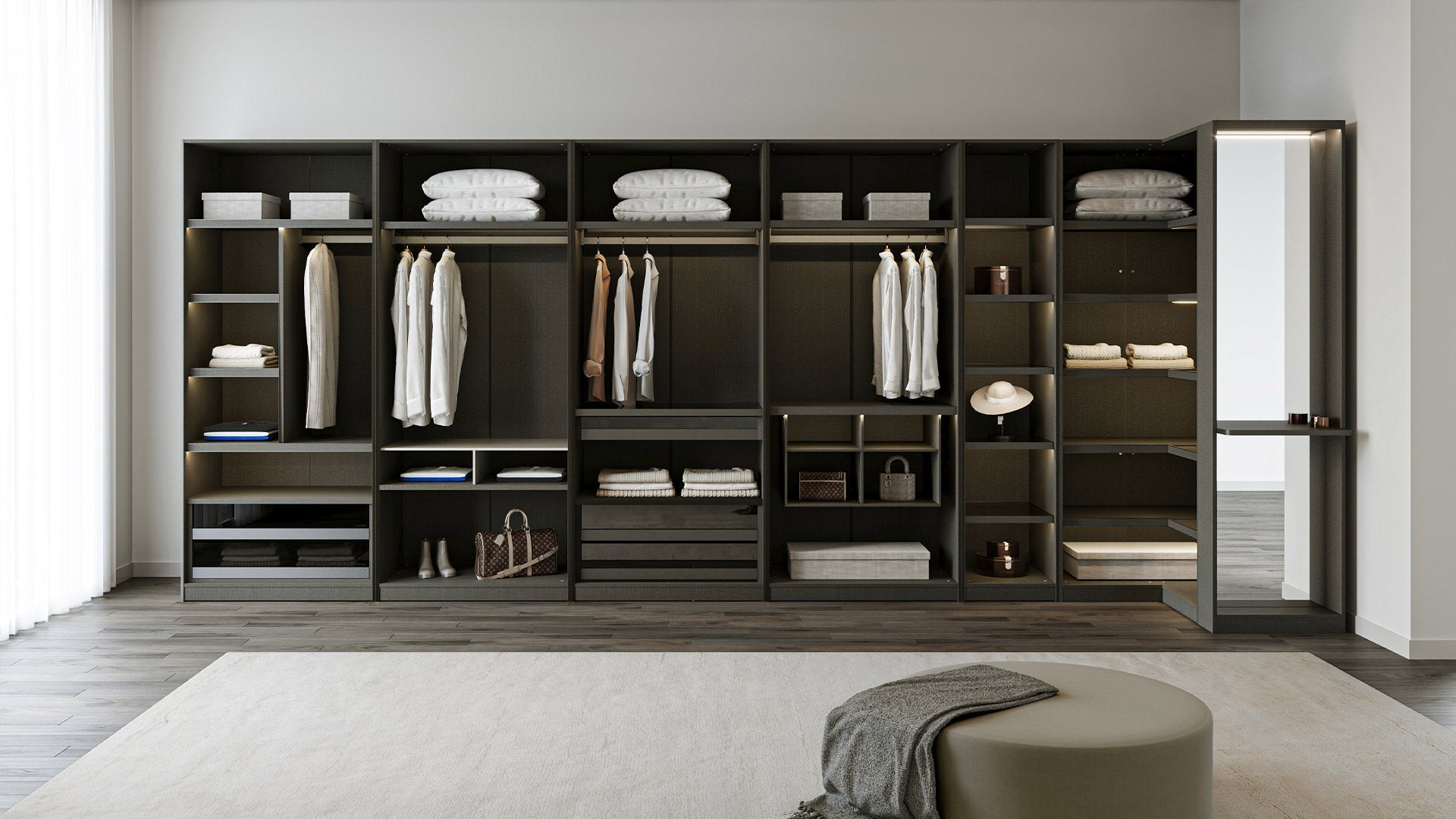 Spazio Walk-In Closets