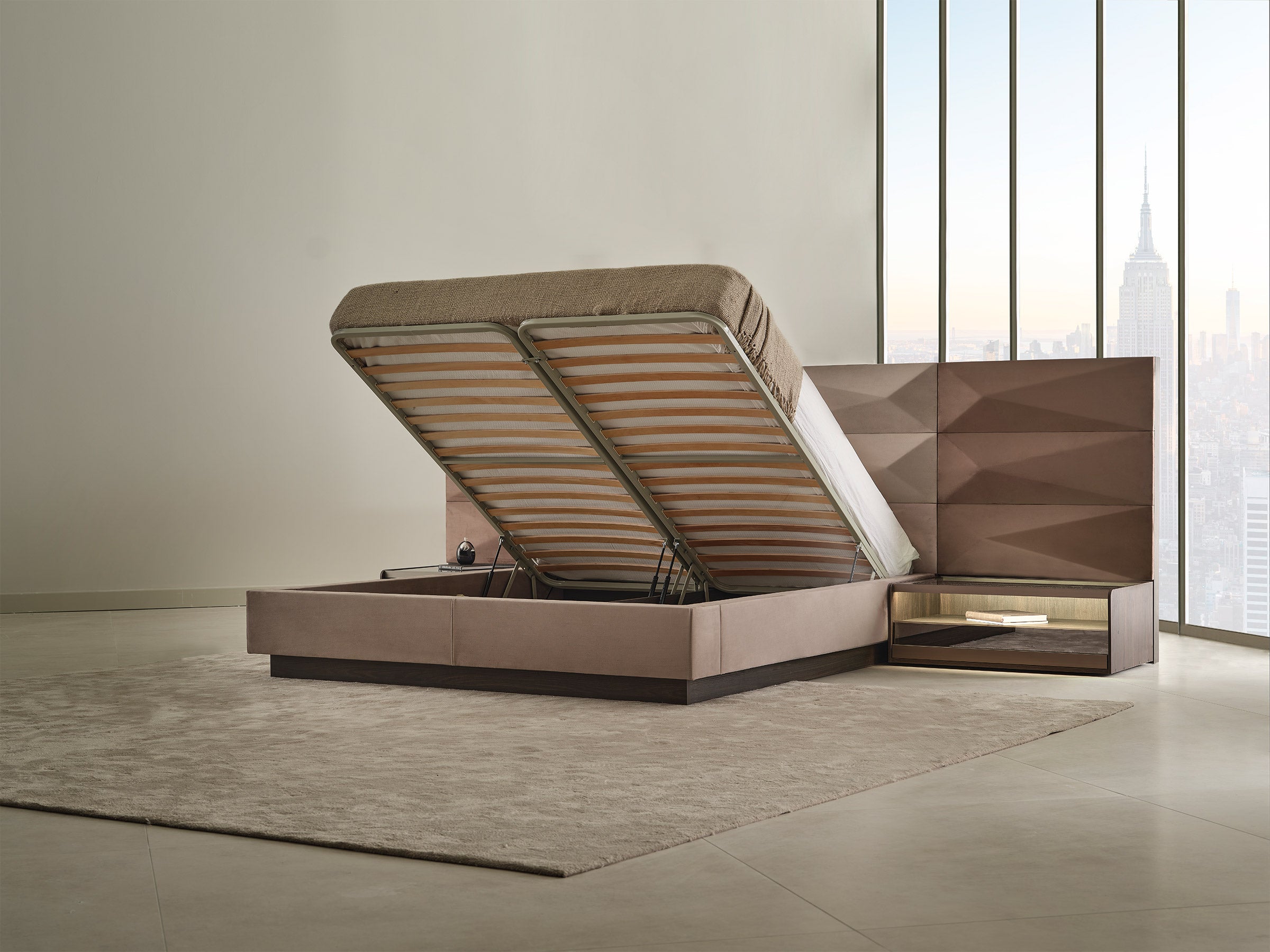 Hexa Storage Bed with Extensions