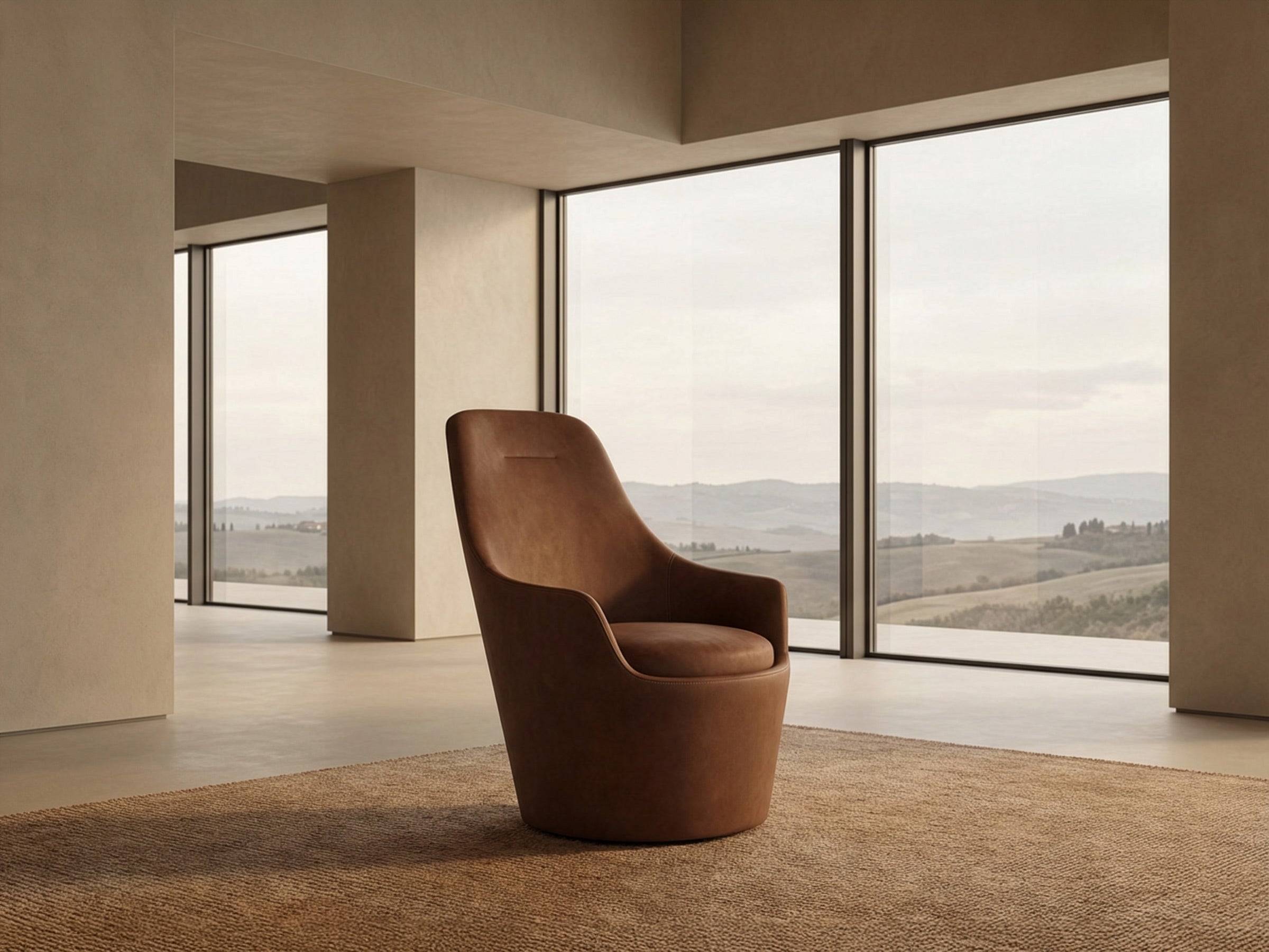 Lande Swivel Armchair | LAZZONI Furniture
