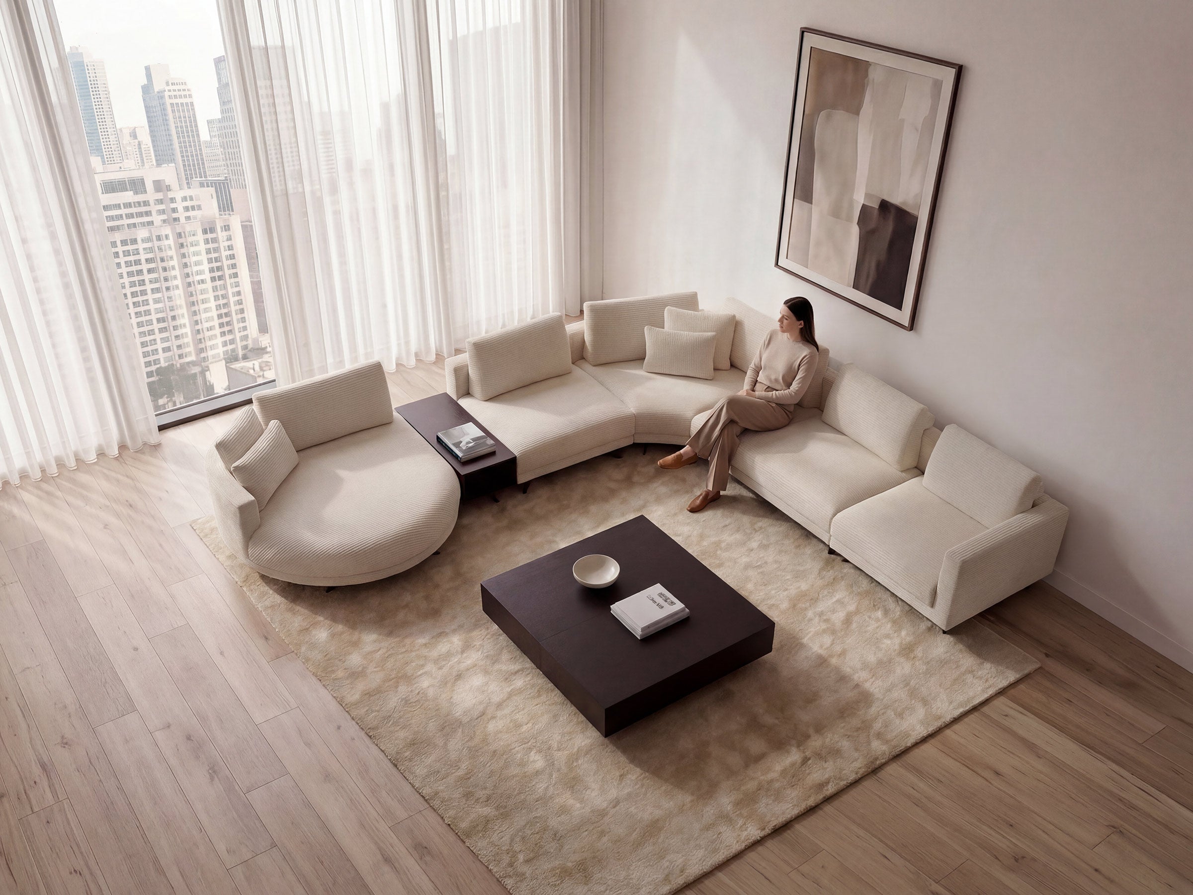 Mix Grand Curved Sectional