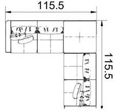 Milda Sectional Sofa - Costa Mesa, CA