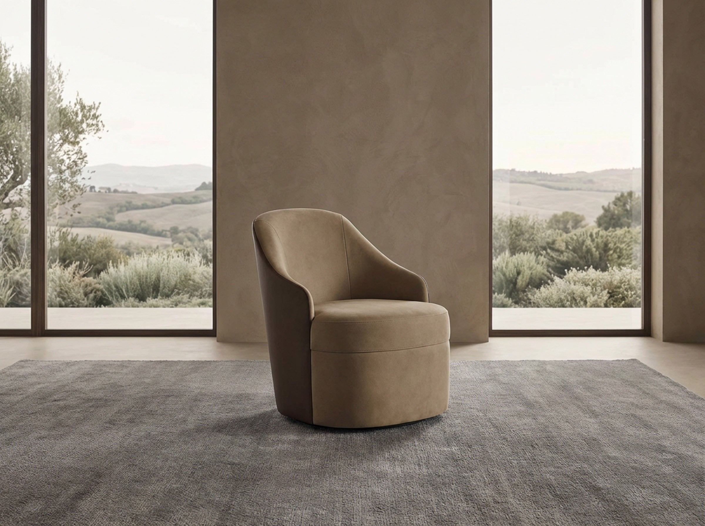 Tolina 360 Swivel Armchair | LAZZONI Furniture