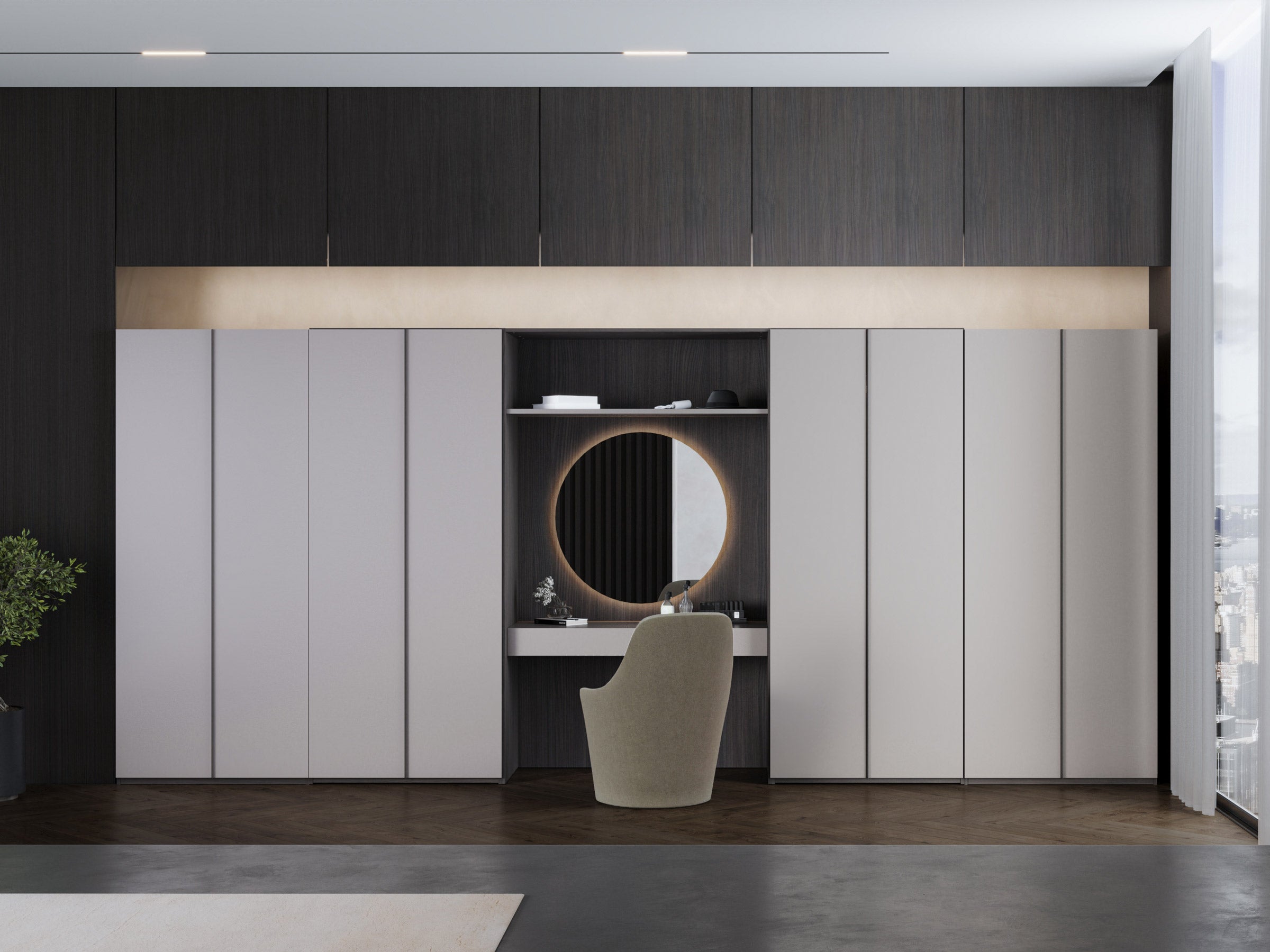 Space 2 Üniteli Açık Gardırop