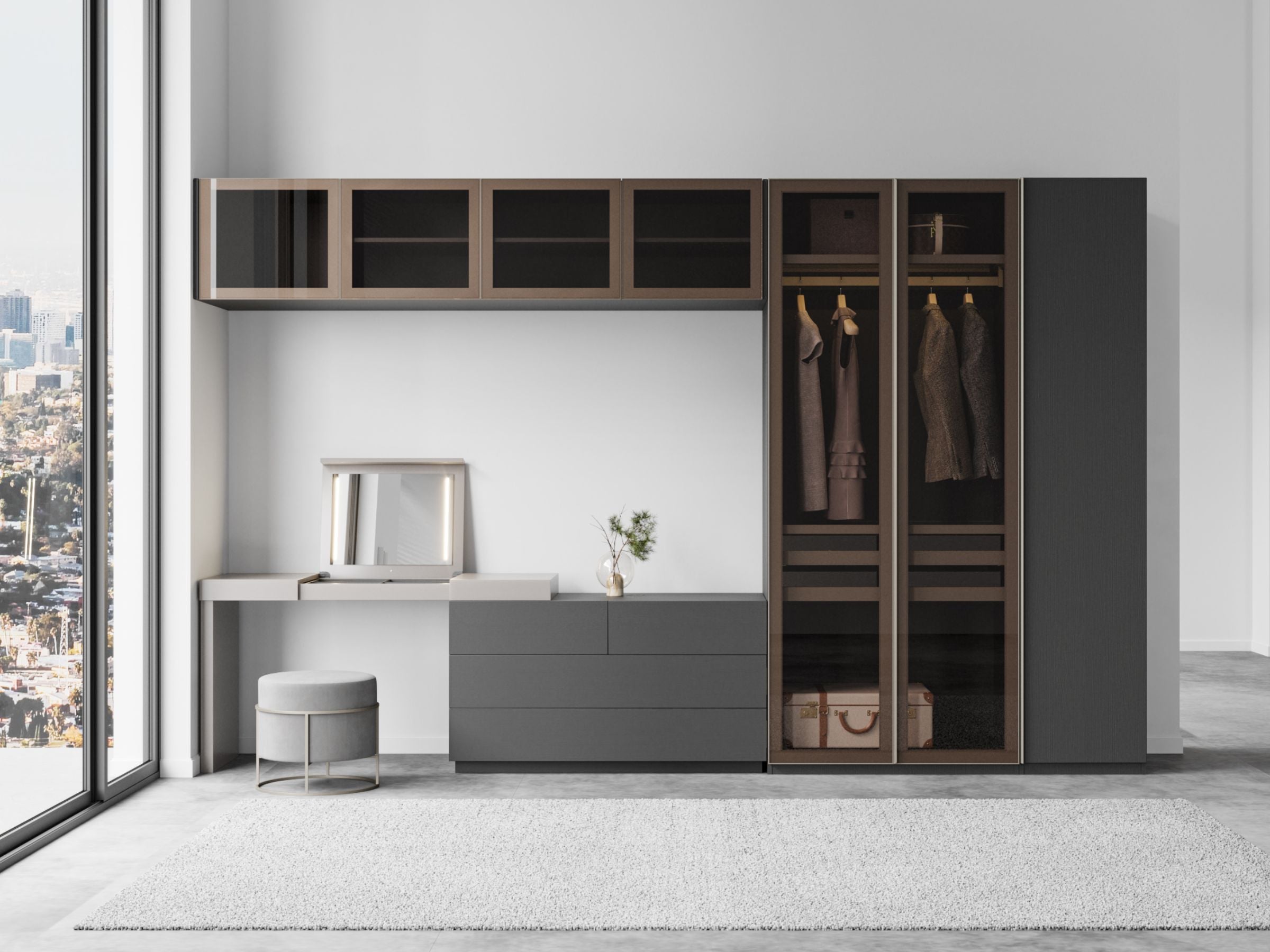 Flatiron Custom Closet | LAZZONI Furniture
