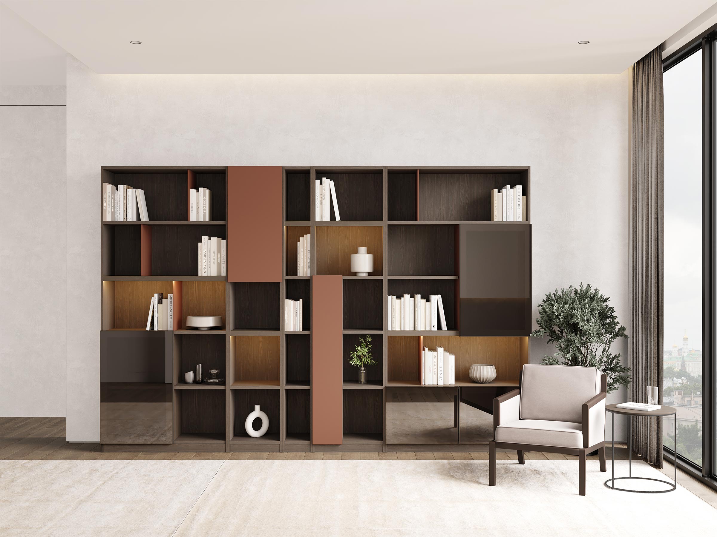 Manhattan Media Unit - Concept 3 | LAZZONI Furniture
