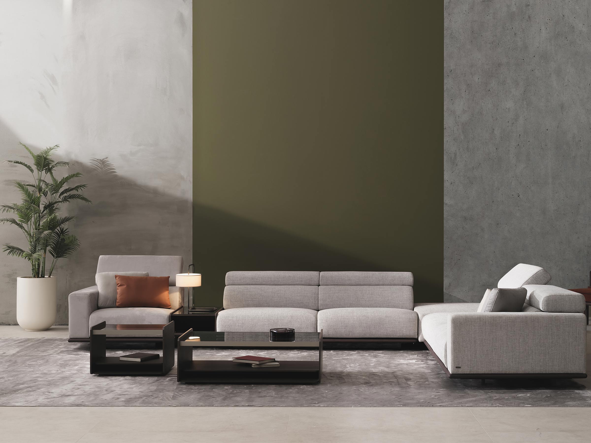 York Corner Sofa With Integrated Table