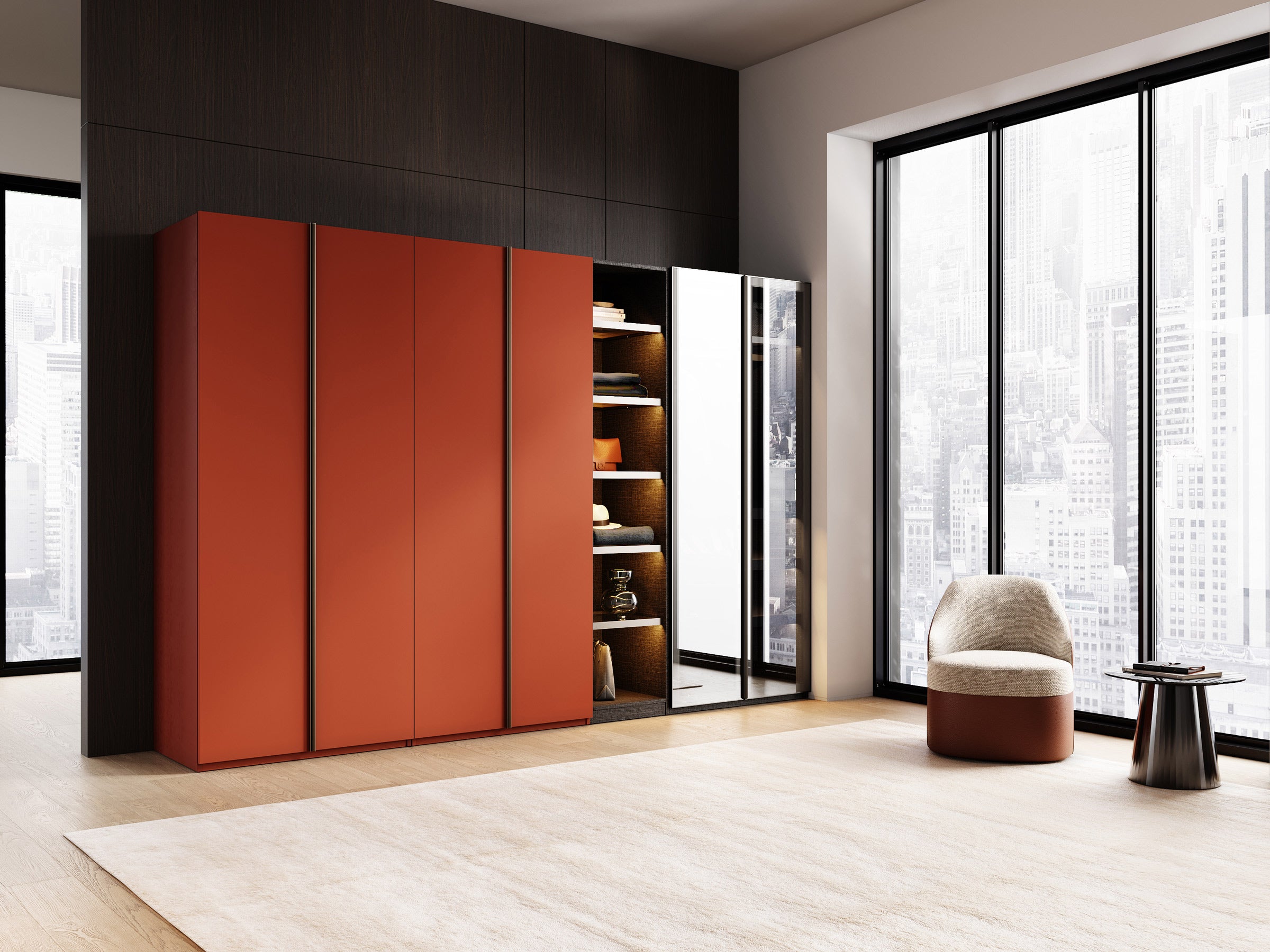 Ferma Lacquered Closet