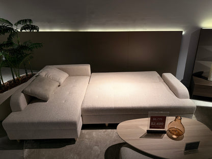 Biblio Sleeper Sofa With Chaise - OUTLET