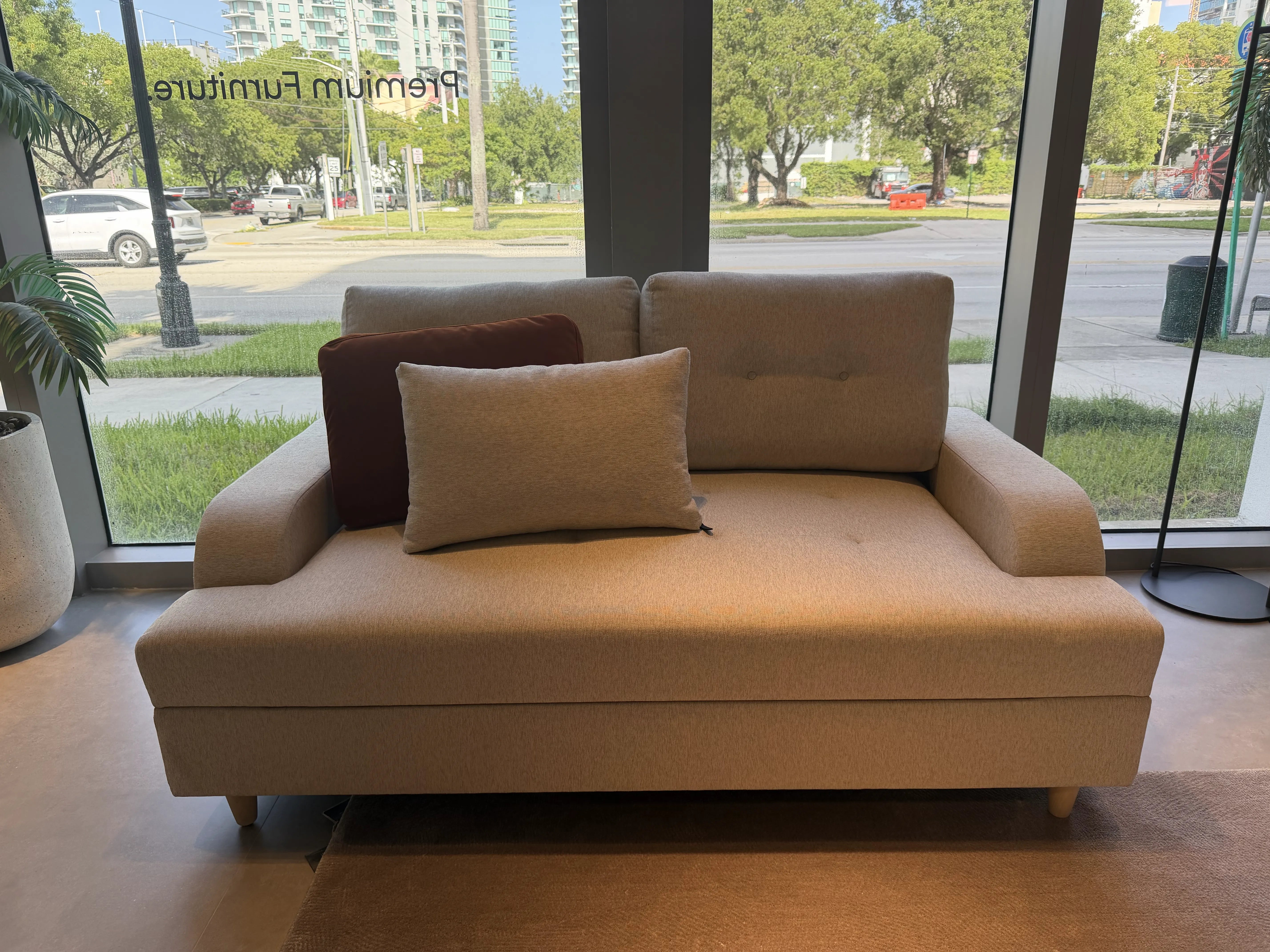BIBLIO 2 SEATER SOFA - WITH STORAGE - MIAMI - FL - OUTLET