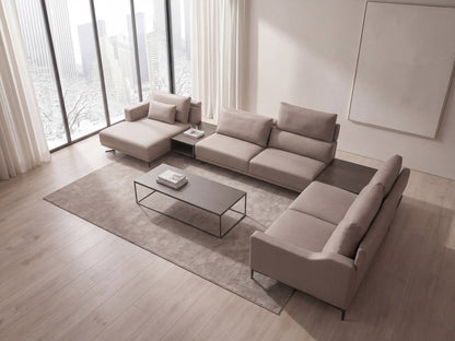 Milda Open Corner Sofa with Table