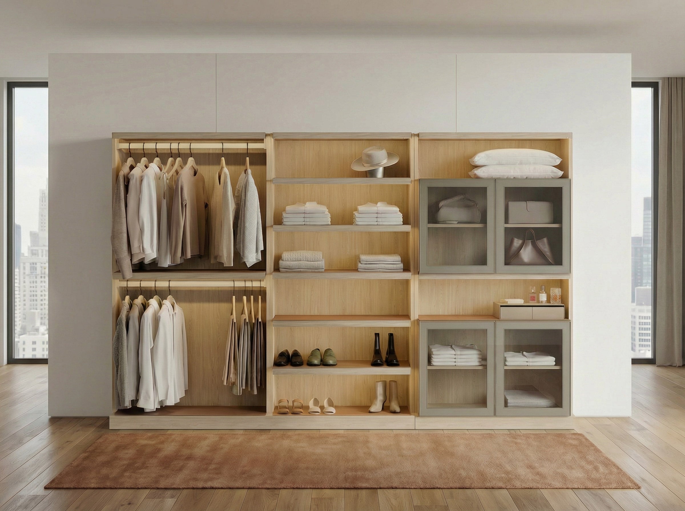 LAZZONI The Shelving modular closet shelving system