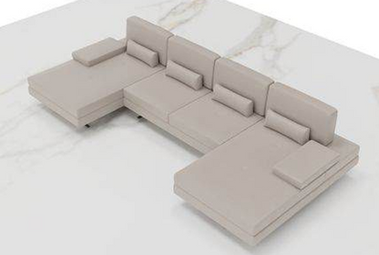Mony Leather Sectional Sofa - Costa Mesa, CA