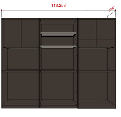 SPACE BOOKCASE - MADISON, NY