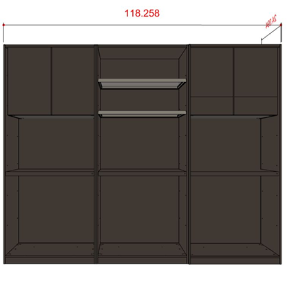 SPACE BOOKCASE - MADISON, NY