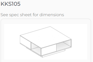 Monaco Coffee Table - OUTLET
