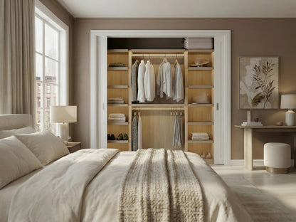 Linear High-Capacity Reach-In Closet System