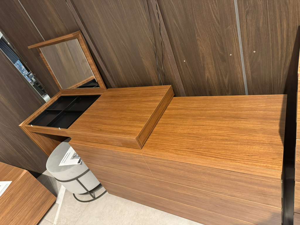 Stone Dresser With Makeup Unit - OUTLET