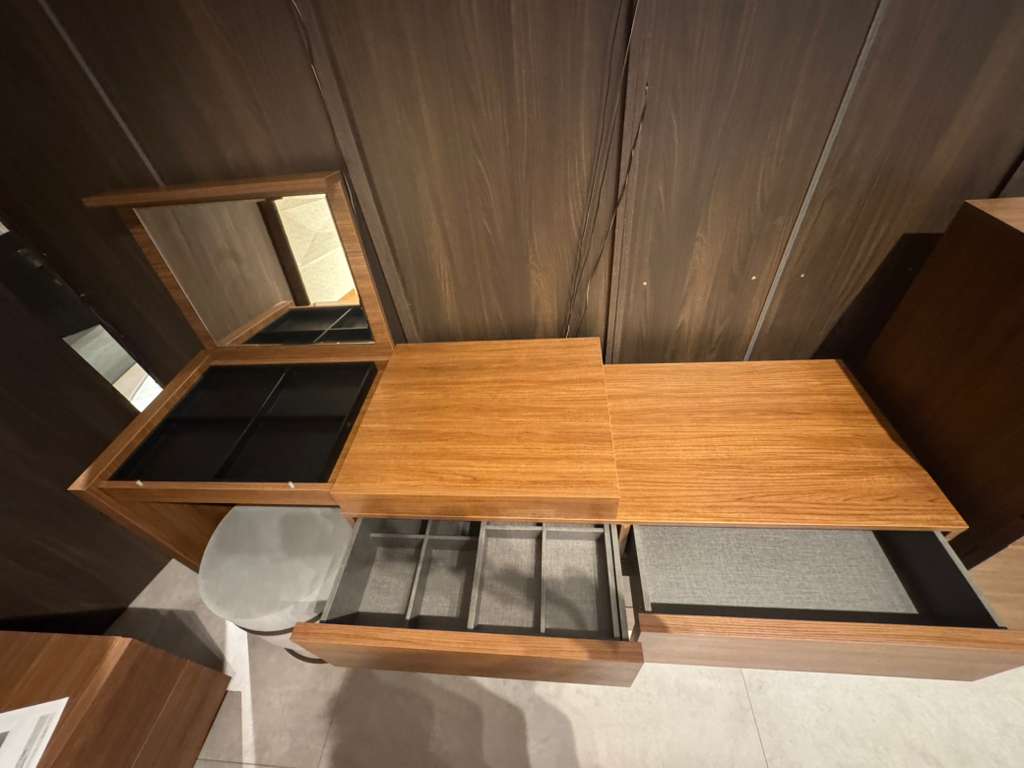 Stone Dresser With Makeup Unit - OUTLET