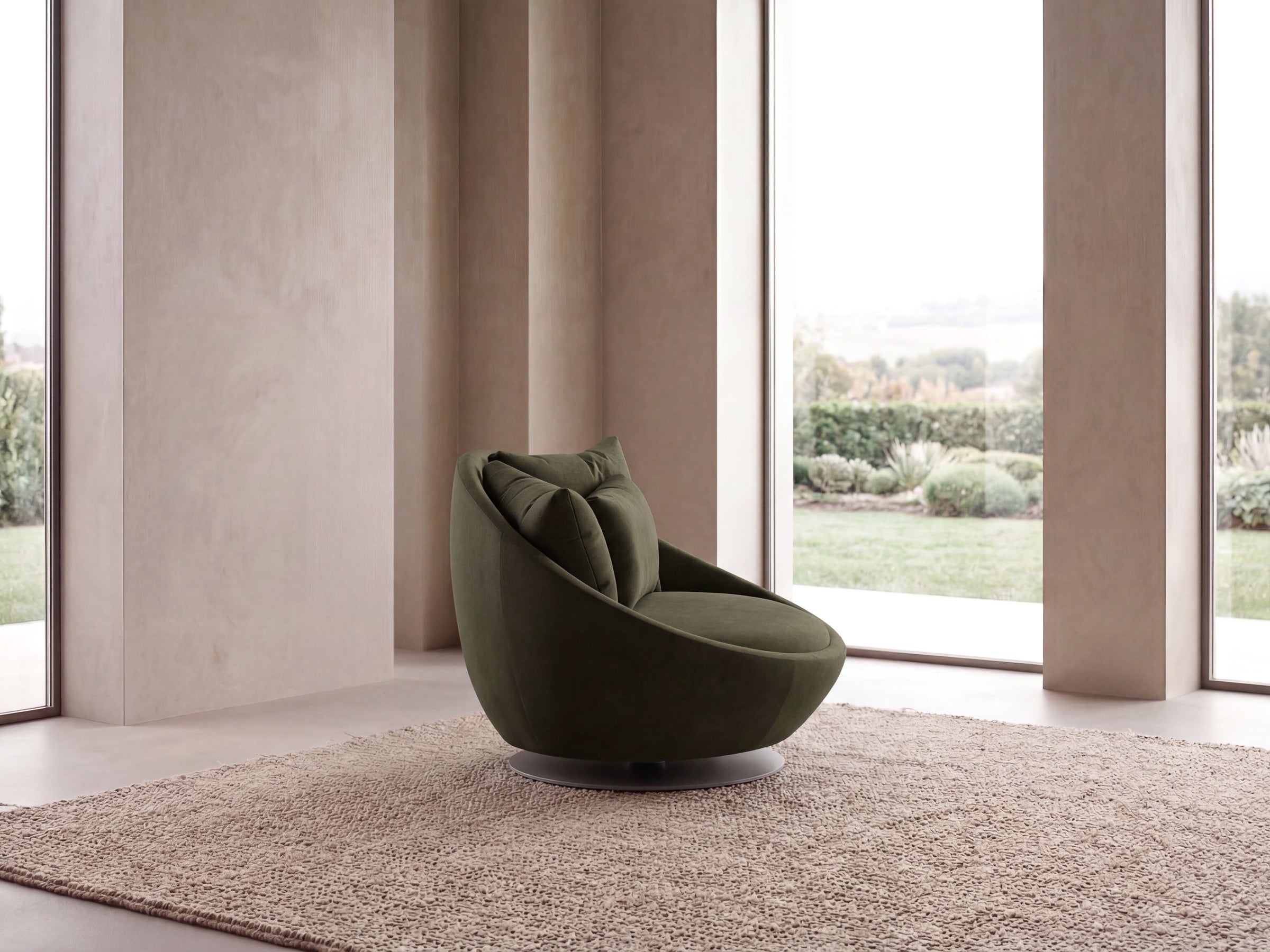 Arte 360 Swivel Armchair | LAZZONI Furniture