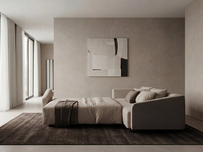 Biblio Corner Chaise Sofa Bed 105"