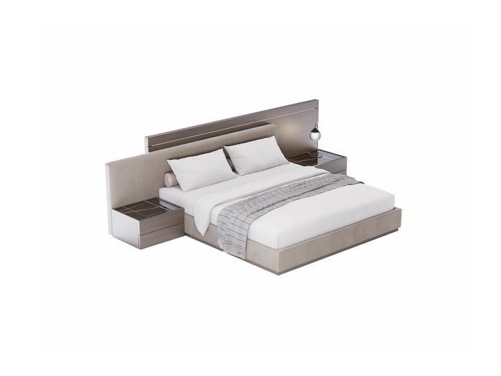 Double Storage Fabric Bedframe