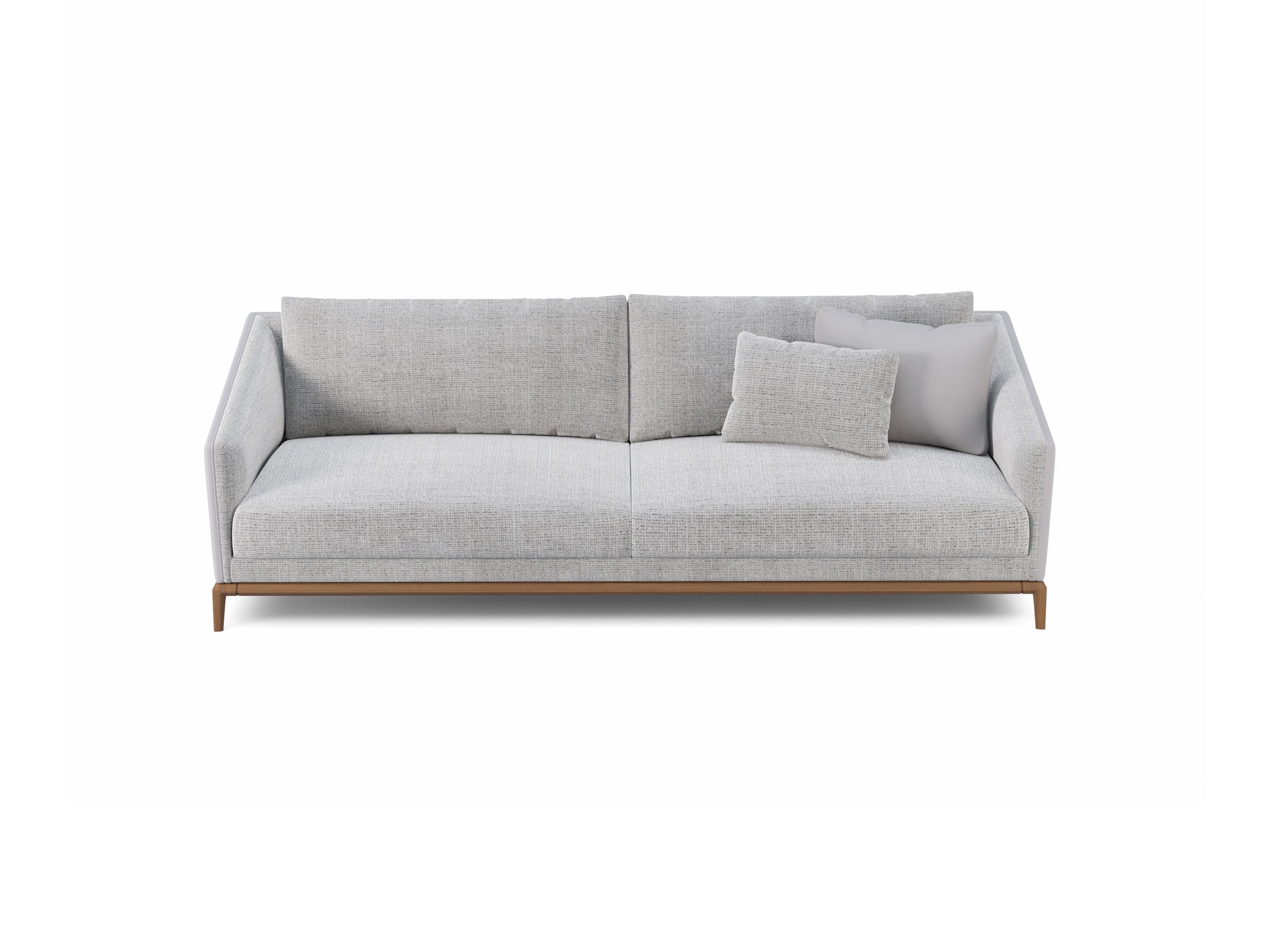 Ikon Three Seater Sofa With Wood Leg | LAZZONI Furniture