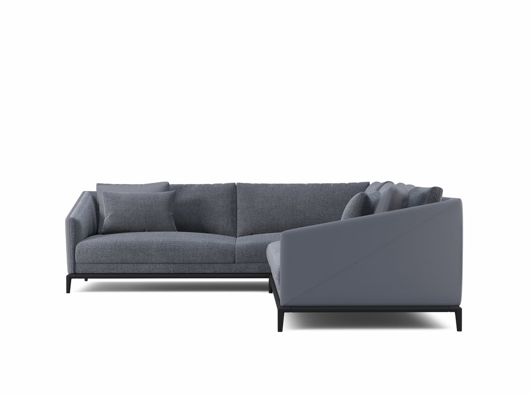 Ikon Sectional Sofa With Wood Leg