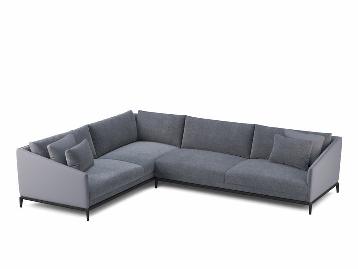 Ikon Sectional Sofa With Wood Leg