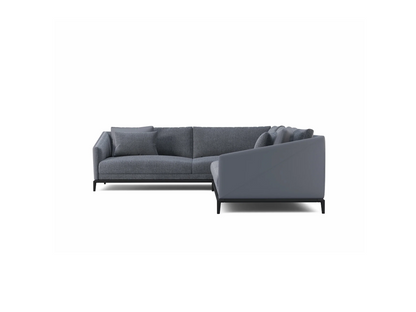 Sofá seccional Ikon con patas de madera