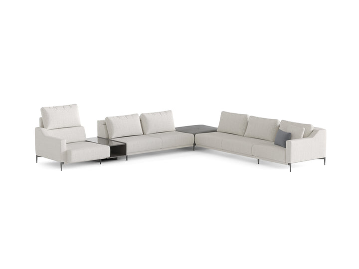 Milda Open Corner Sofa with Table
