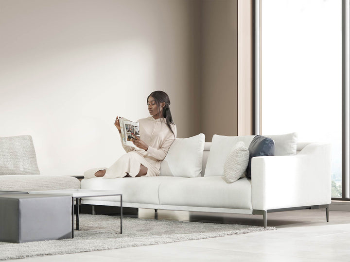Milda Open Corner Sofa with Table