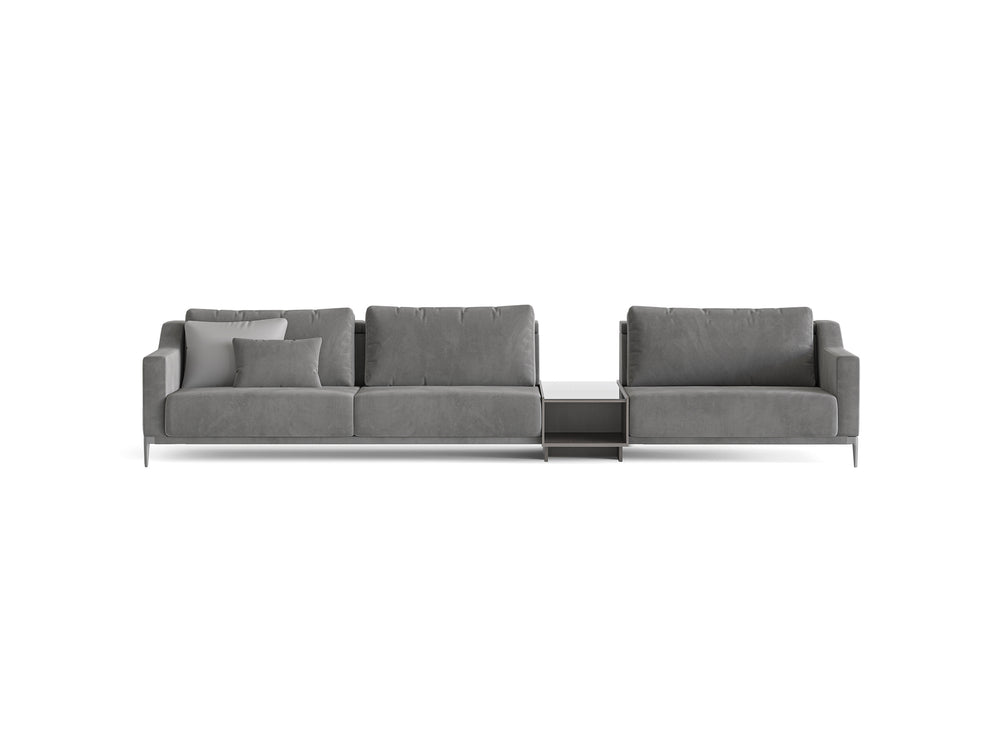 Milda Three Seater Sofa with Table
