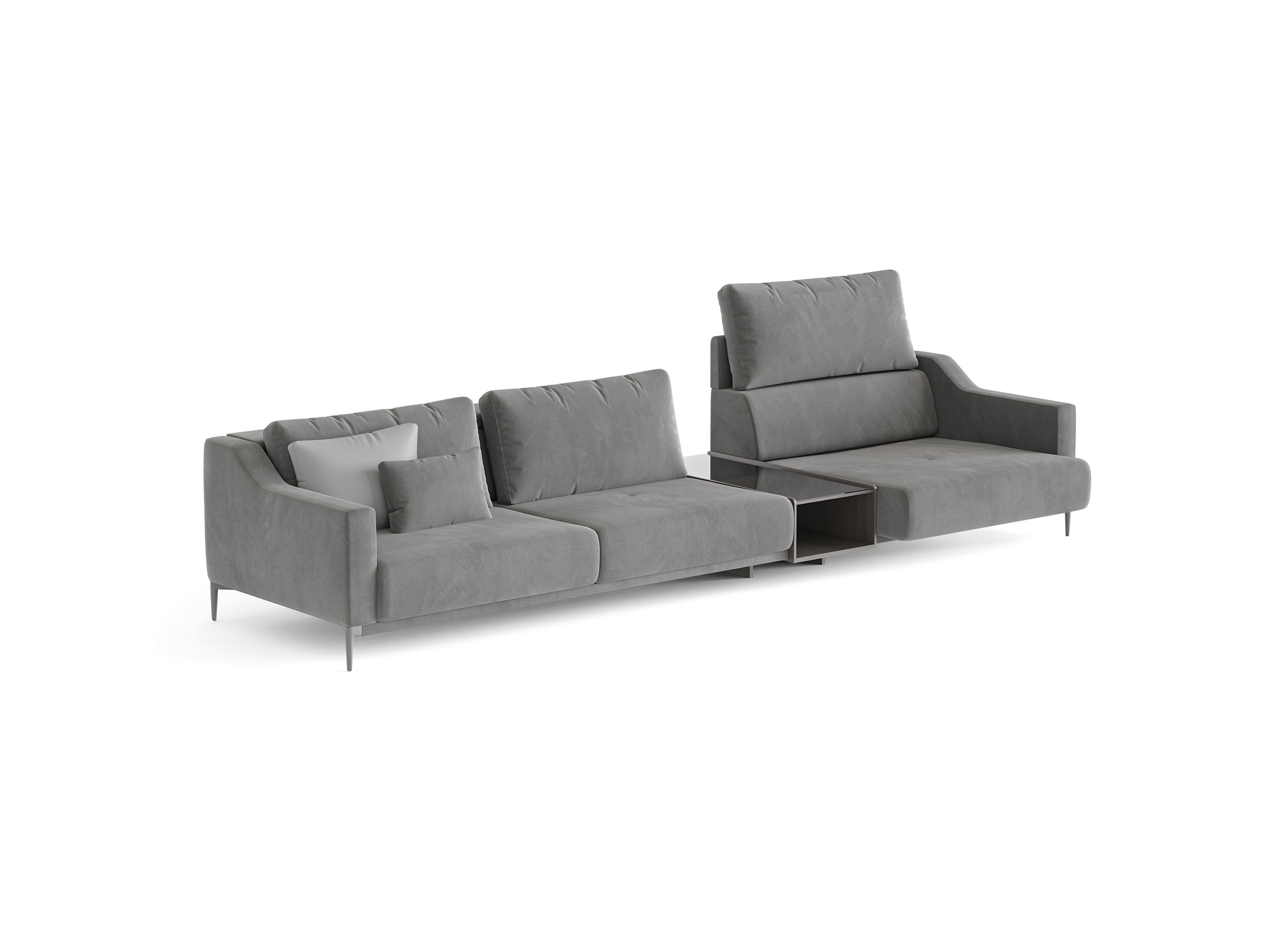 Milda Three Seater Sofa with Table