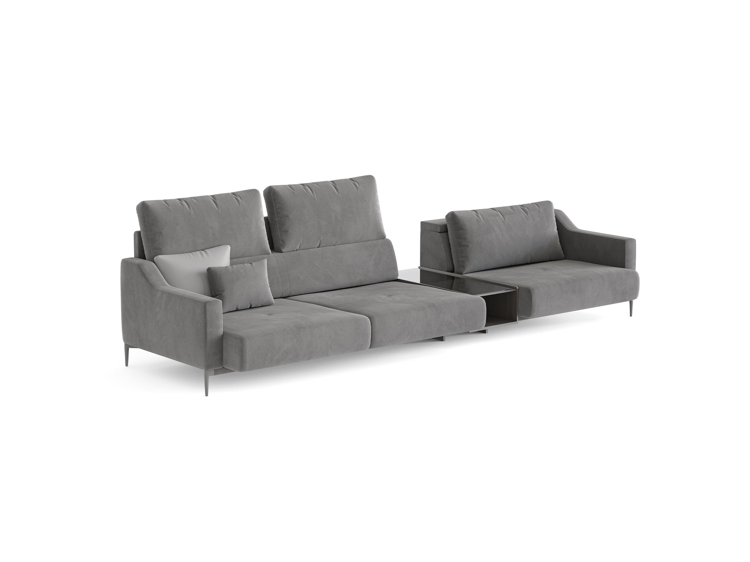 Milda Three Seater Sofa with Table
