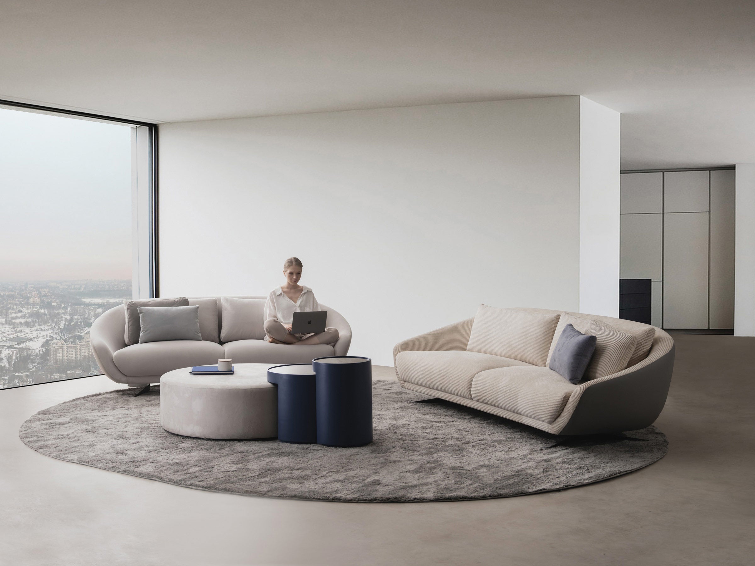 Podia Three Seater Sofa | LAZZONI Furniture