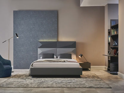 Hexa Storage Bed with Asymmetric Extensions
