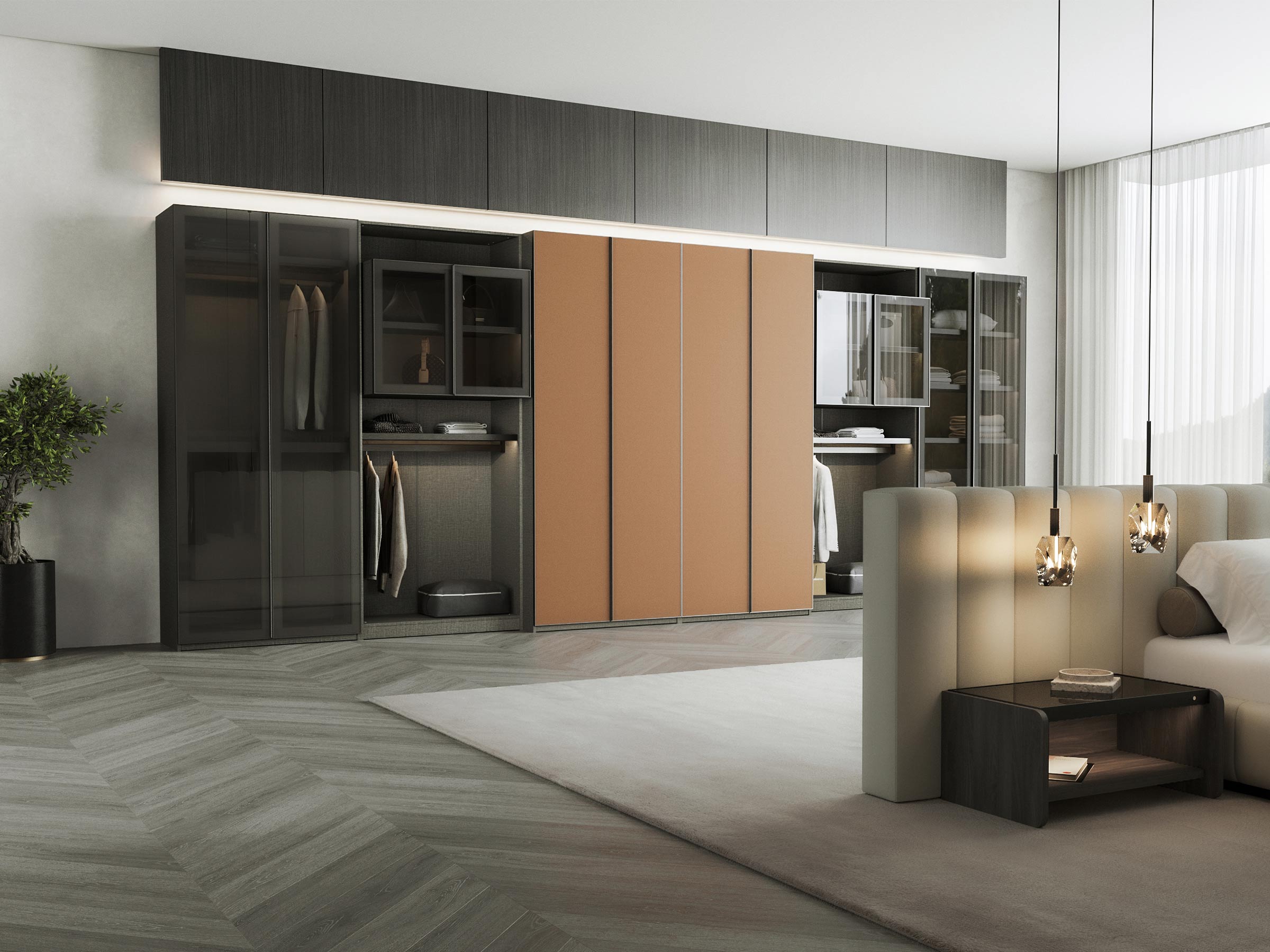 Split Hinged Closet 2+1 Unit
