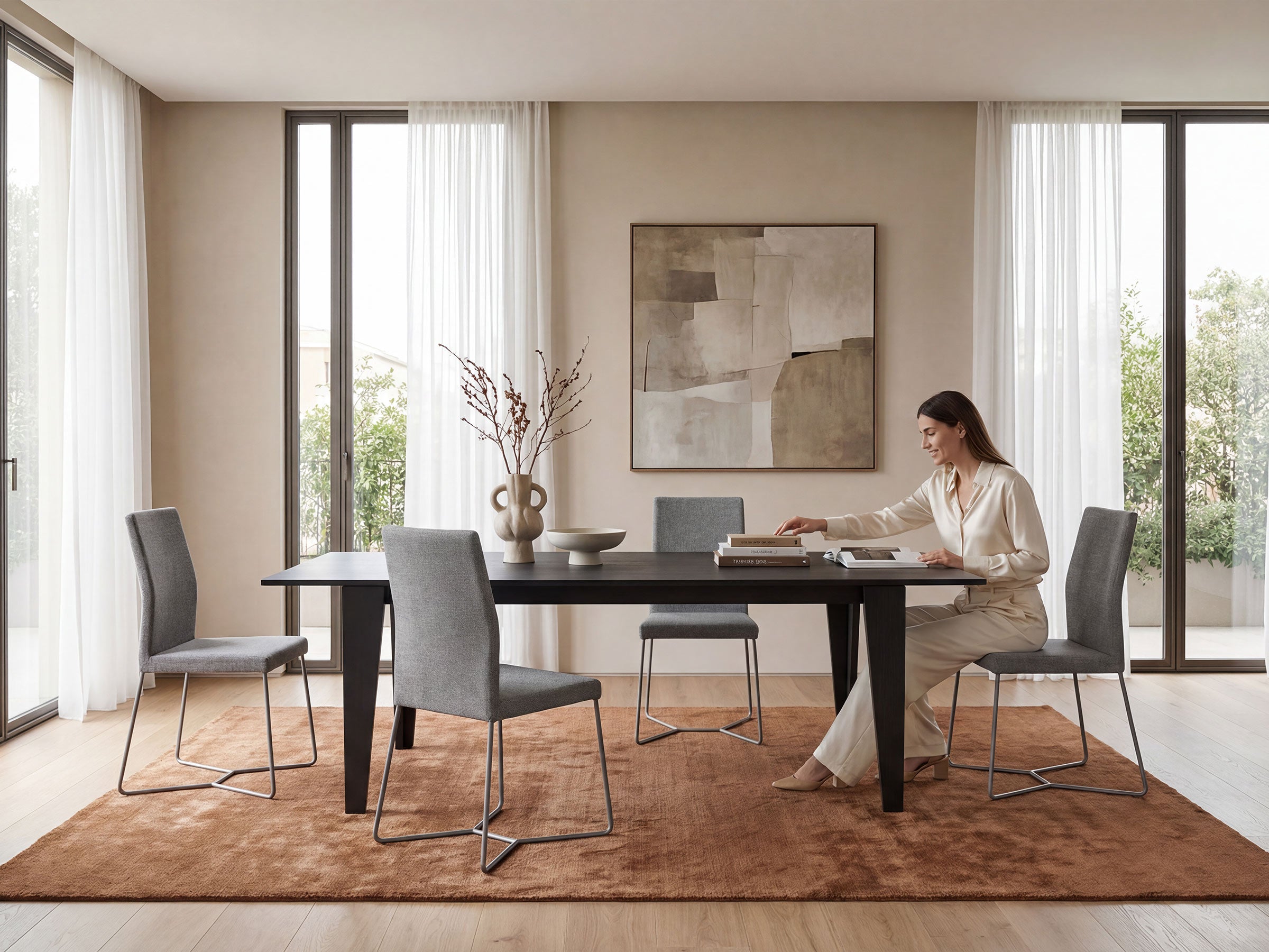 Terra Extendable Wood Table