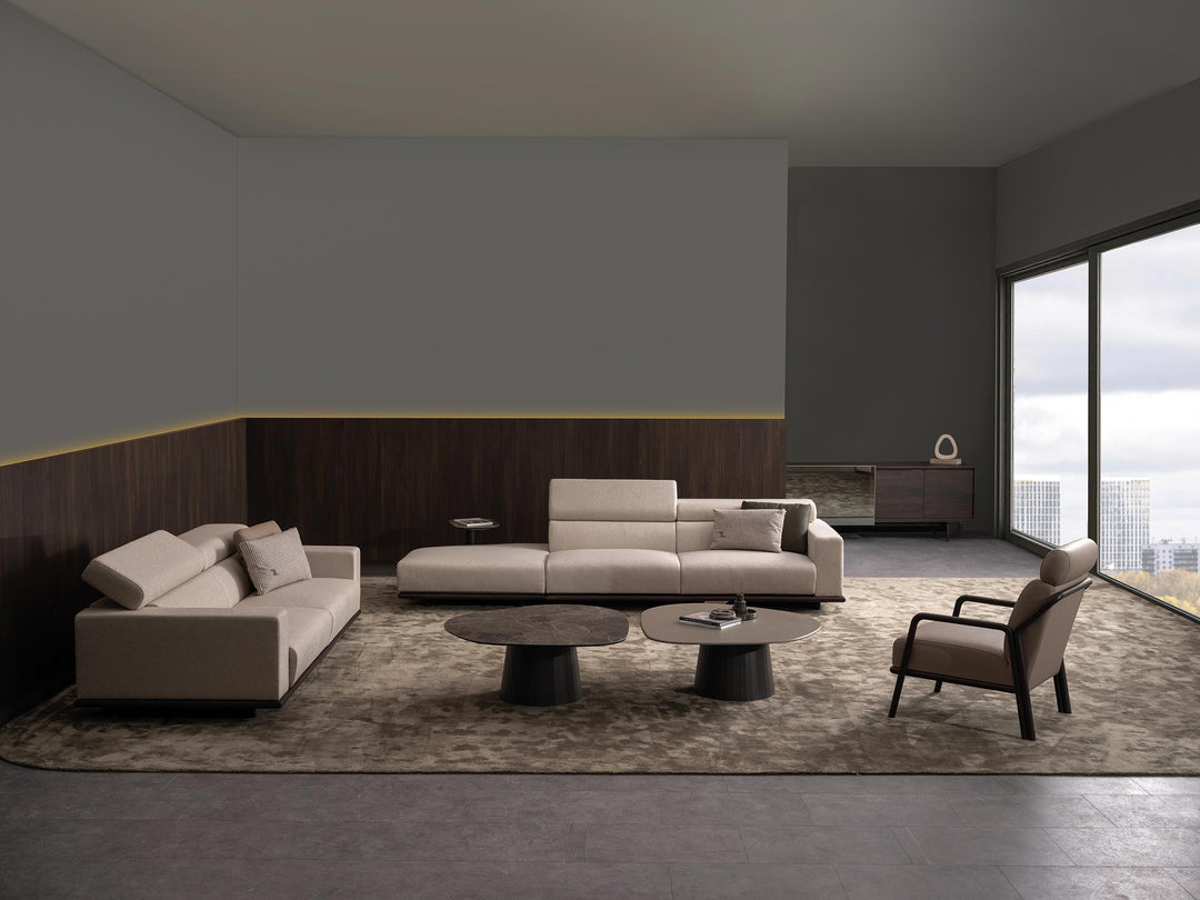 York Corner Sofa With Integrated Table
