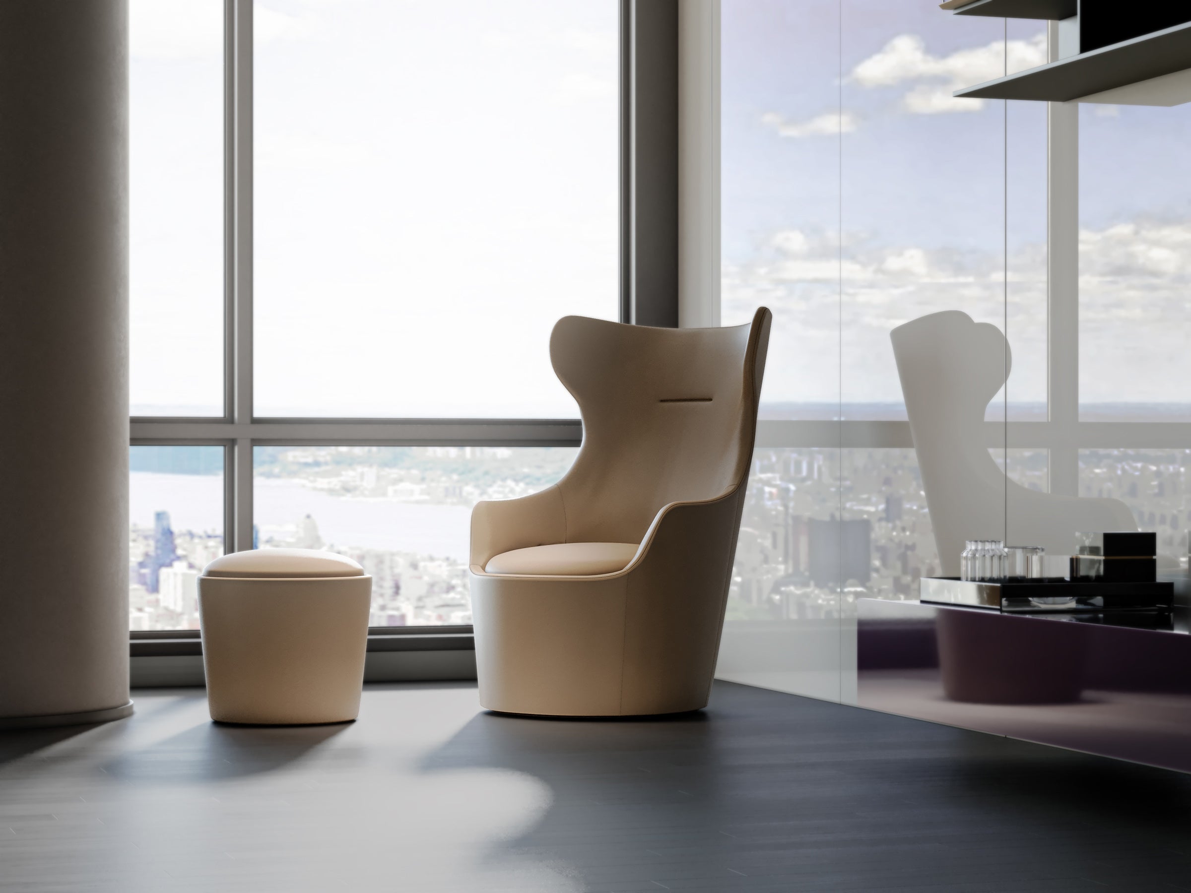 Lena Swivel Armchair | LAZZONI Furniture