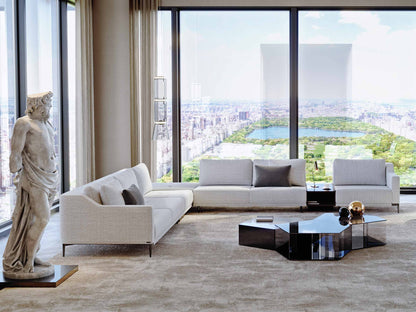Milda Open Corner Sofa with Table