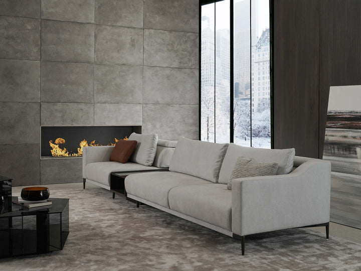 Milda Three Seater Sofa with Table