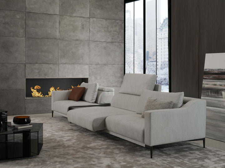 Milda Three Seater Sofa with Table