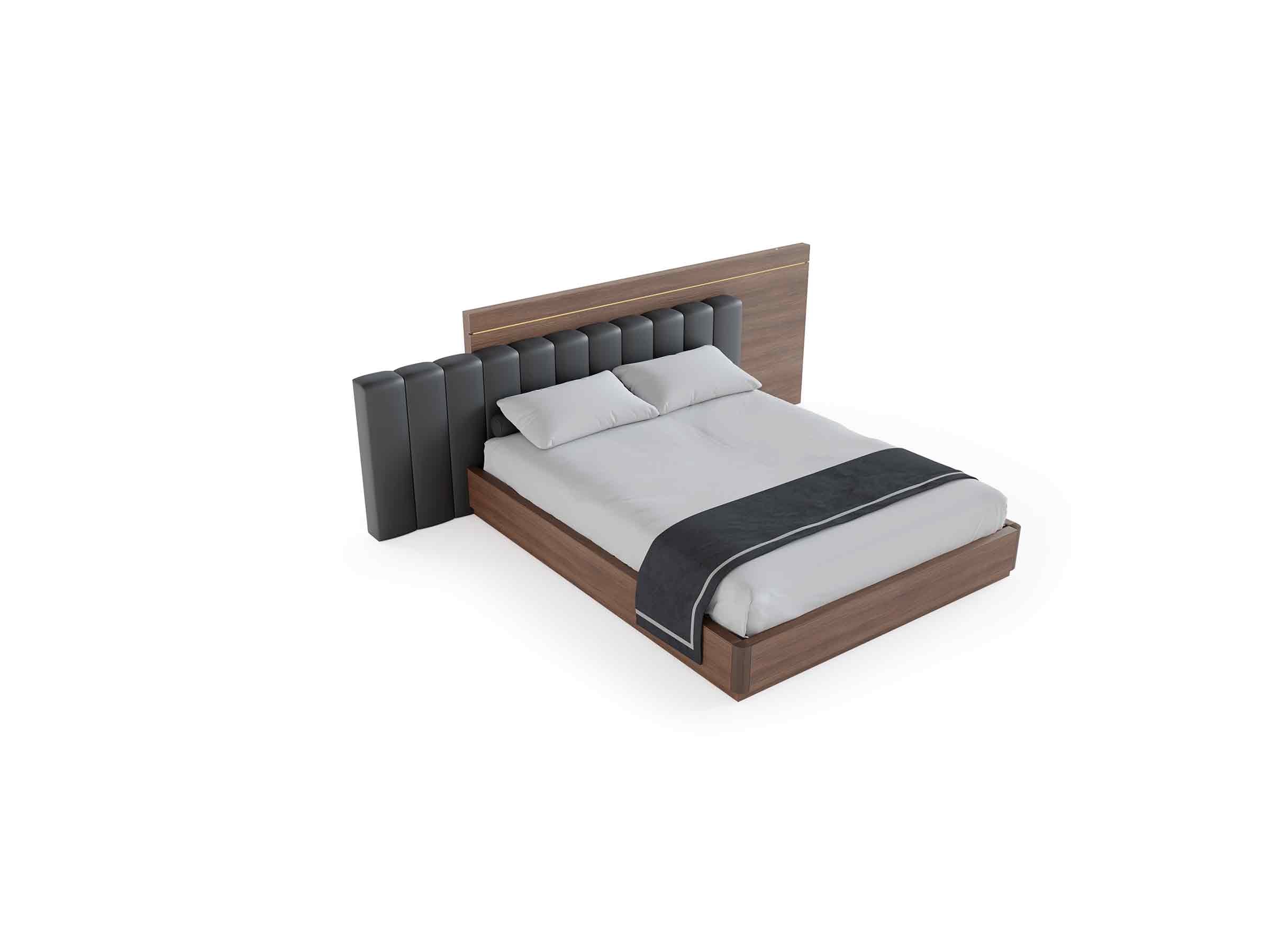 Double Storage Bed Sliced Headboard - Lazzoni™