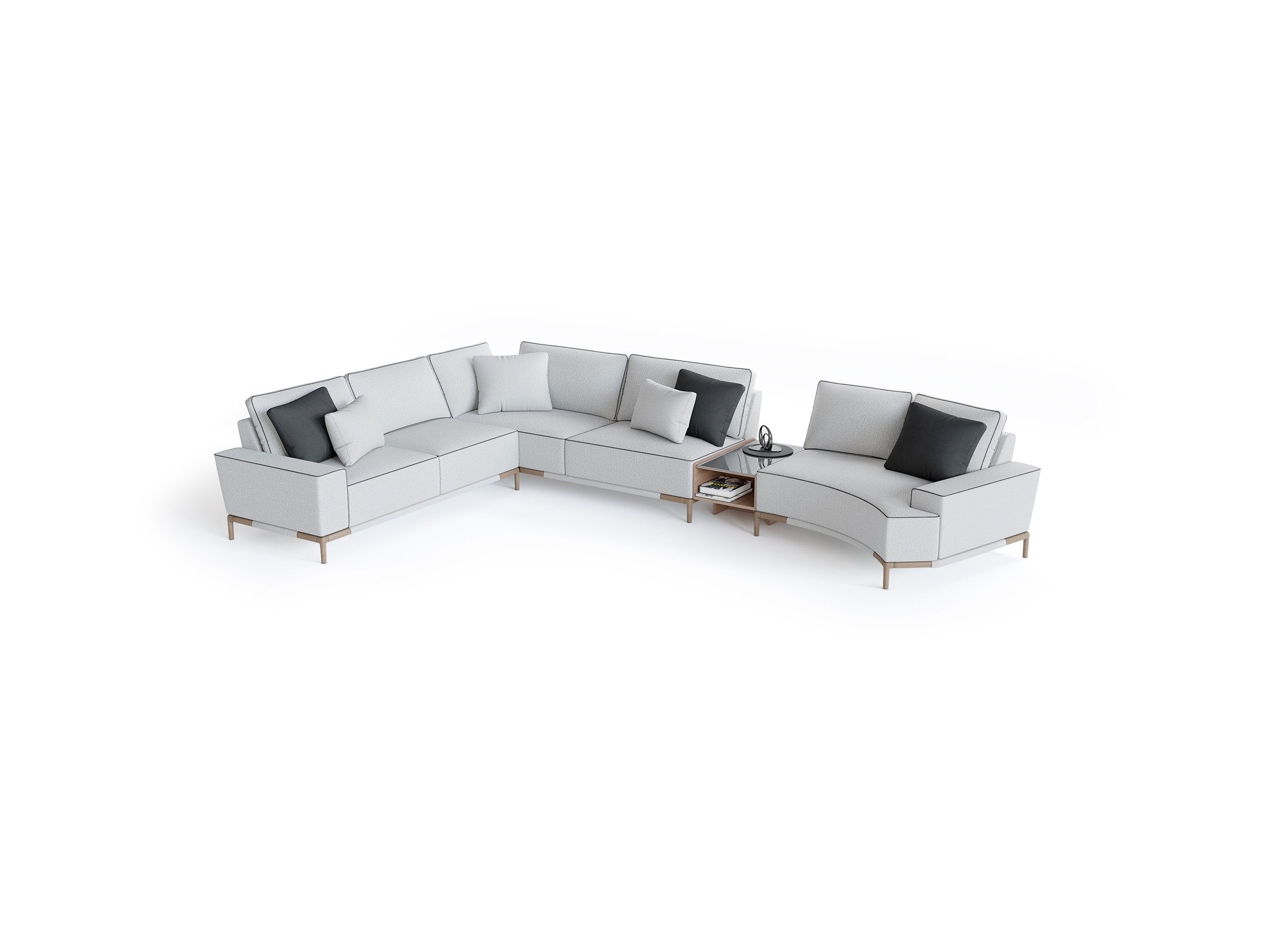 Gola Corner Sofa with Moon Sectional