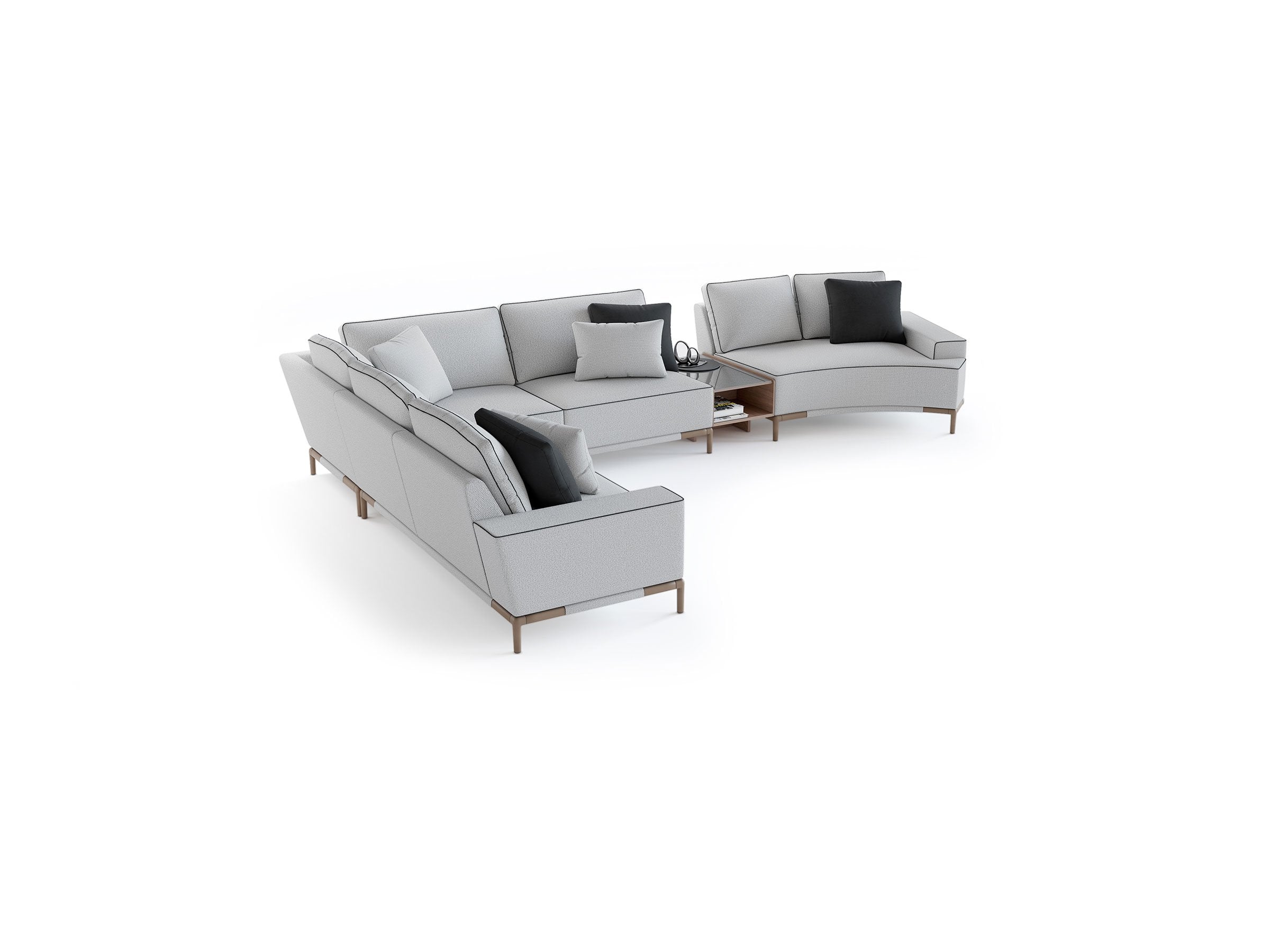 Gola Corner Sofa with Moon Sectional