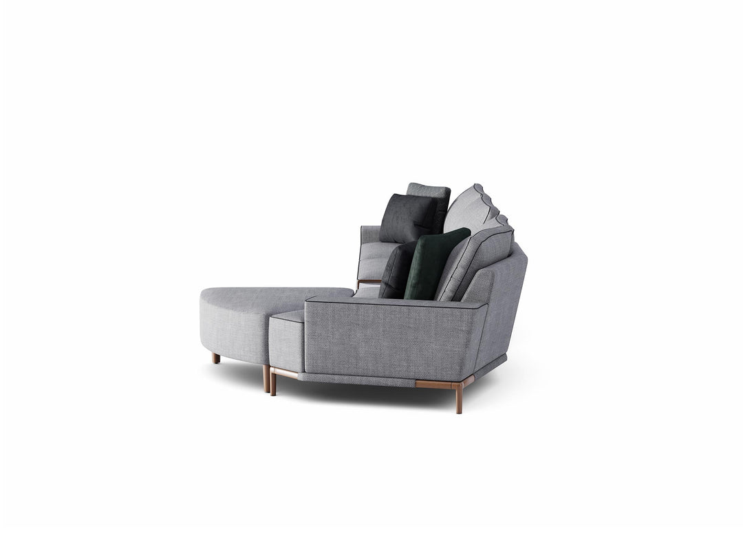 Gola Moon Sectional Sofa With Table