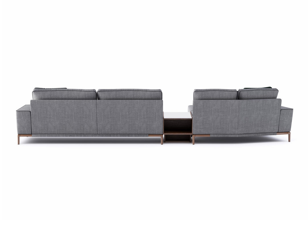 Gola Moon Sectional Sofa With Table