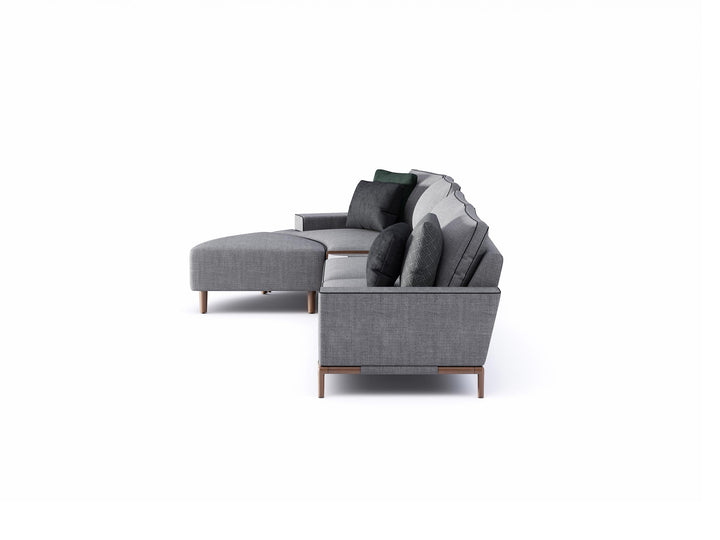 Gola Moon Sectional Sofa With Table