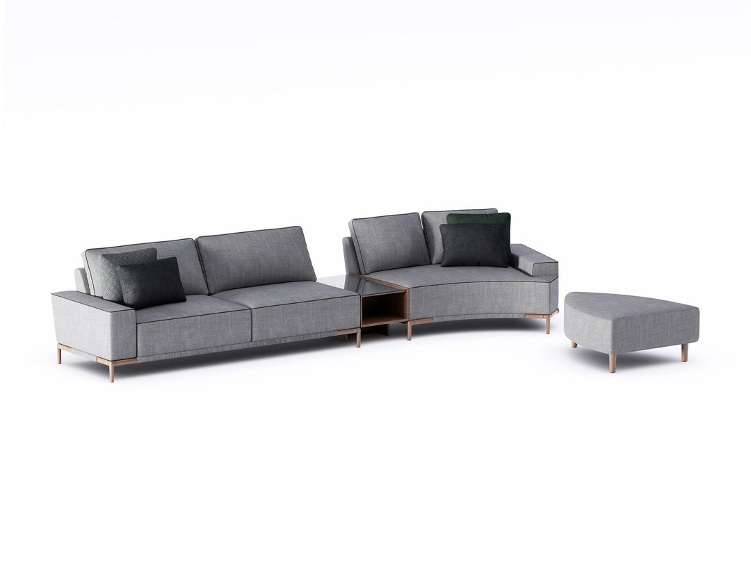 Gola Moon Sectional Sofa With Table